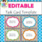Editable Task Card Templates - Bkb Resources inside Task Cards Template