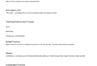 Eei Lesson Plan | Madeline Hunter Lesson Plan, Lesson Plan in Madeline Hunter Lesson Plan Template Word