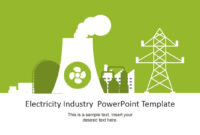 Electricity Industry Powerpoint Template in Nuclear Powerpoint Template