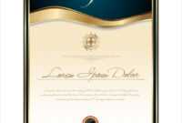 Elegant Blue Certificate Template pertaining to High Resolution Certificate Template