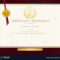 Elegant Certificate Template For Excellence For Elegant Certificate Templates Free