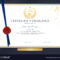 Elegant Certificate Template For Excellence within Elegant Certificate Templates Free