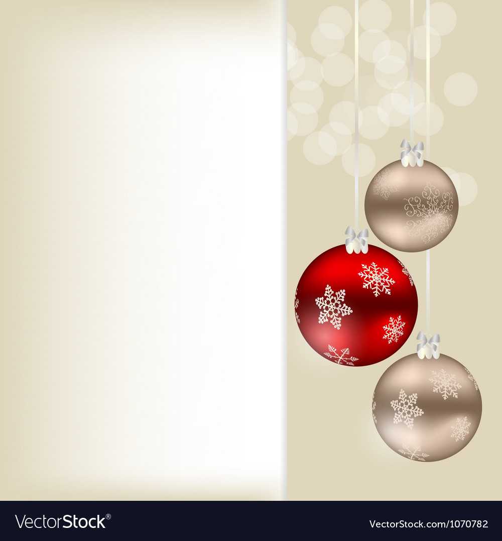 Elegant Christmas Card Template Pertaining To Adobe Illustrator Christmas Card Template