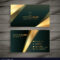 Elegant Premium Golden Business Card Template Inside Visiting Card Templates Download