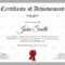 Elementary School Certificate Template Inside Certificate Templates For School