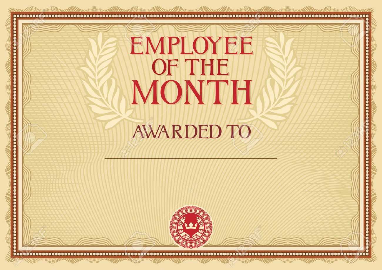 Employee Of The Month - Certificate Template Pertaining To Manager Of The Month Certificate Template