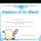 Employee Of The Month Certificate | Templates At Throughout Employee Of The Month Certificate Templates