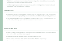 Employee Weekly Activity Report Template - Venngage inside Weekly Activity Report Template
