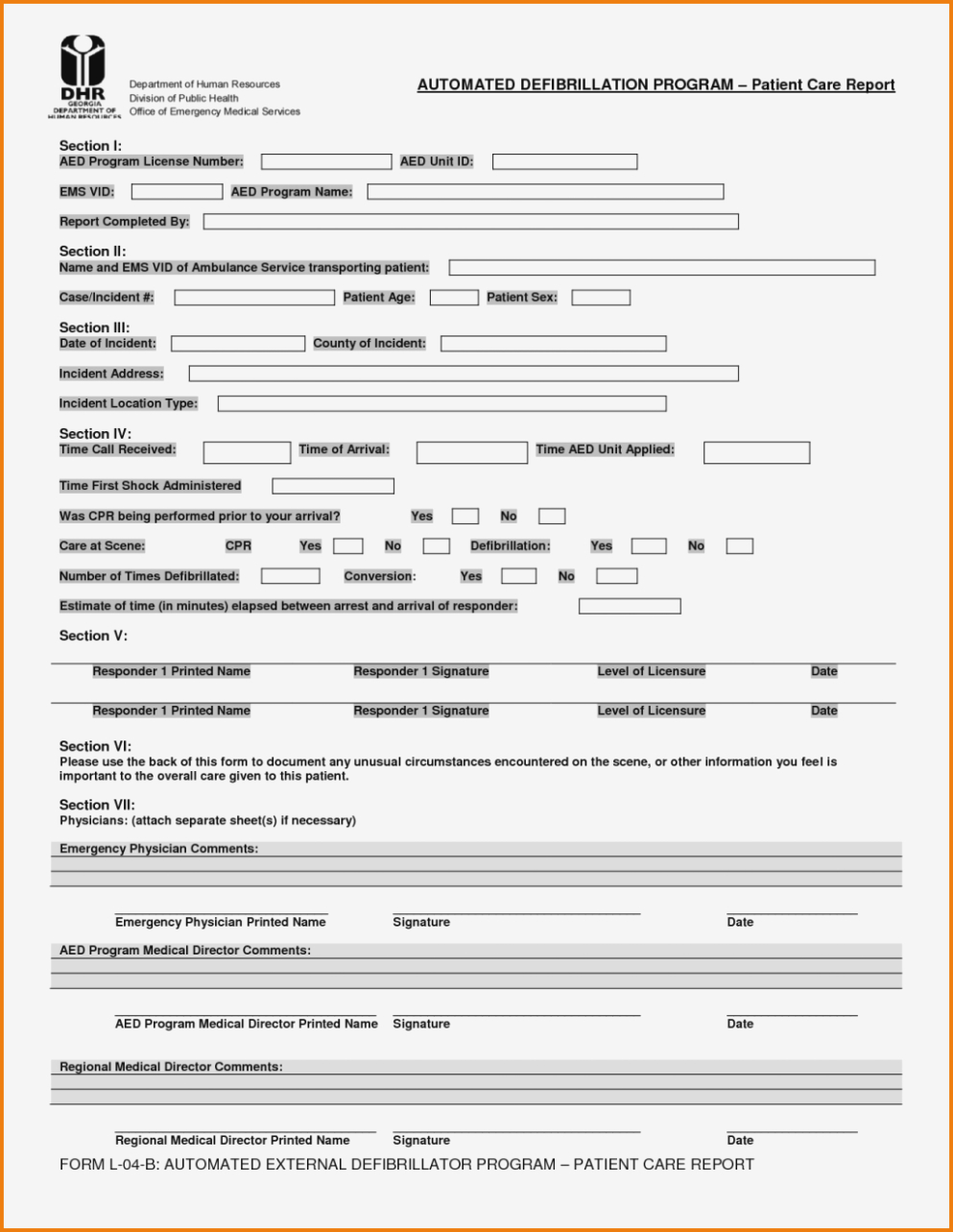Ems Soap Report Template Intended For Patient Care Report Template