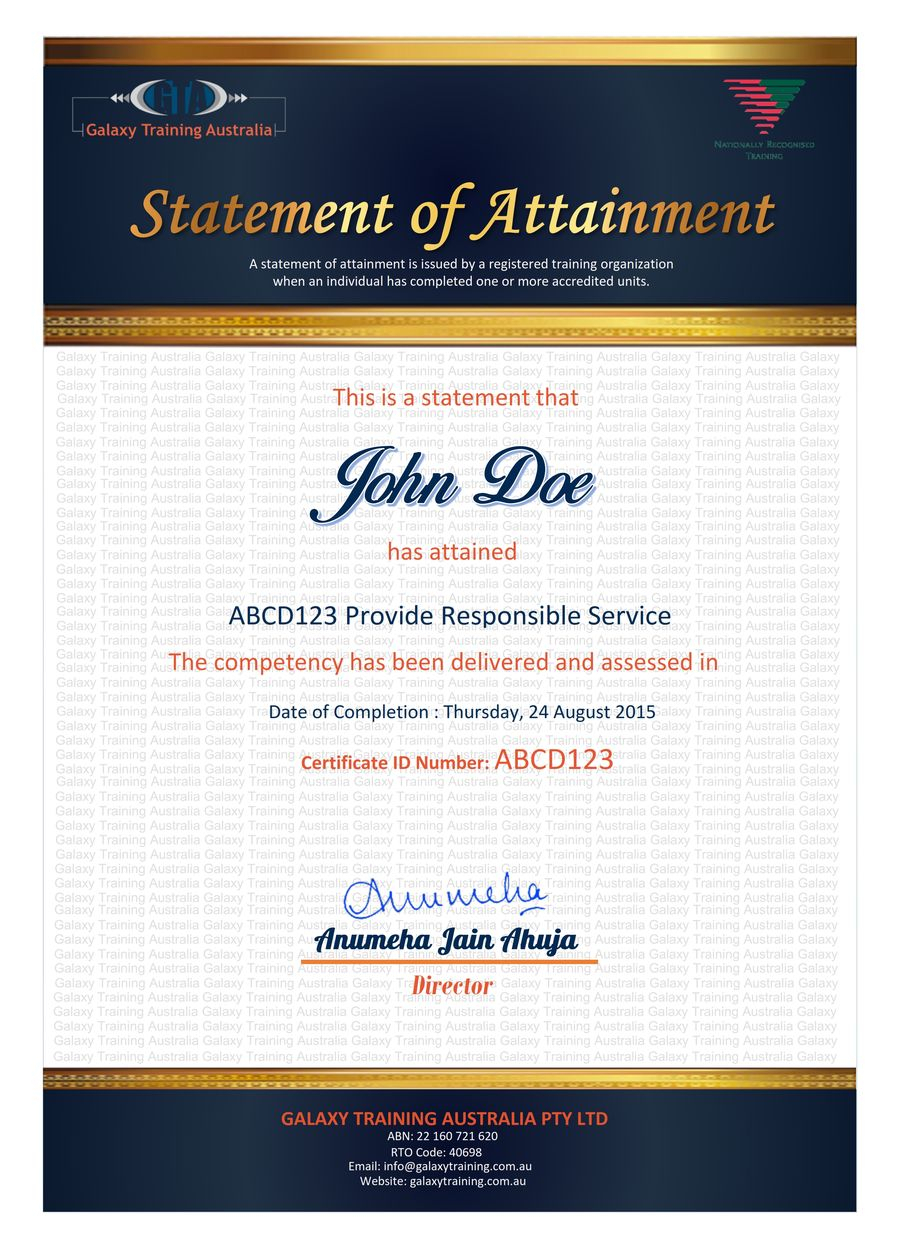 Entry #39Jackponco For Redesign A Certificate Template Pertaining To Certificate Of Attainment Template