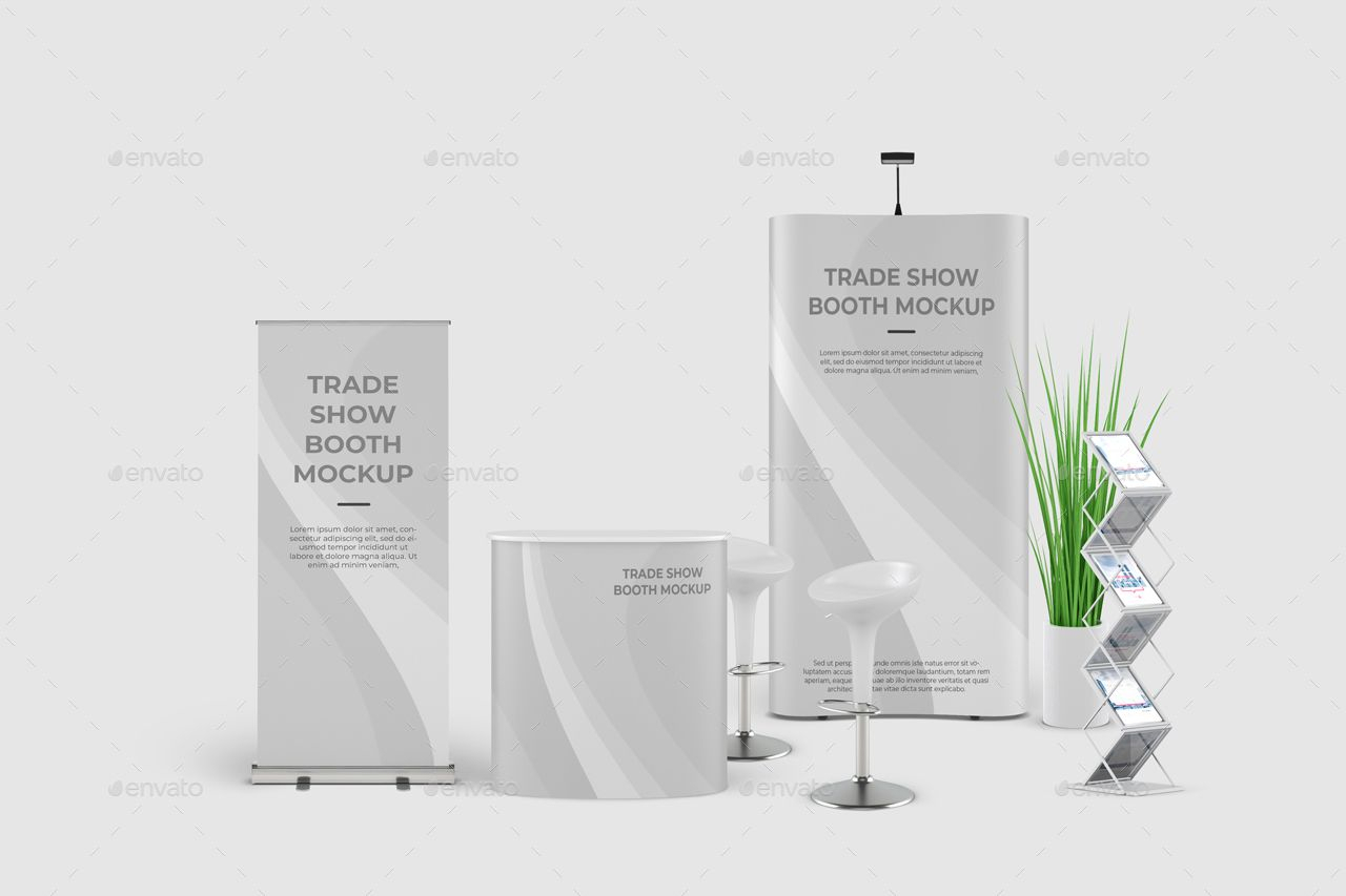 Event Stand / Trade Show Booth Mockup / Pop Up Stand #ad Inside Pop Up Brochure Template