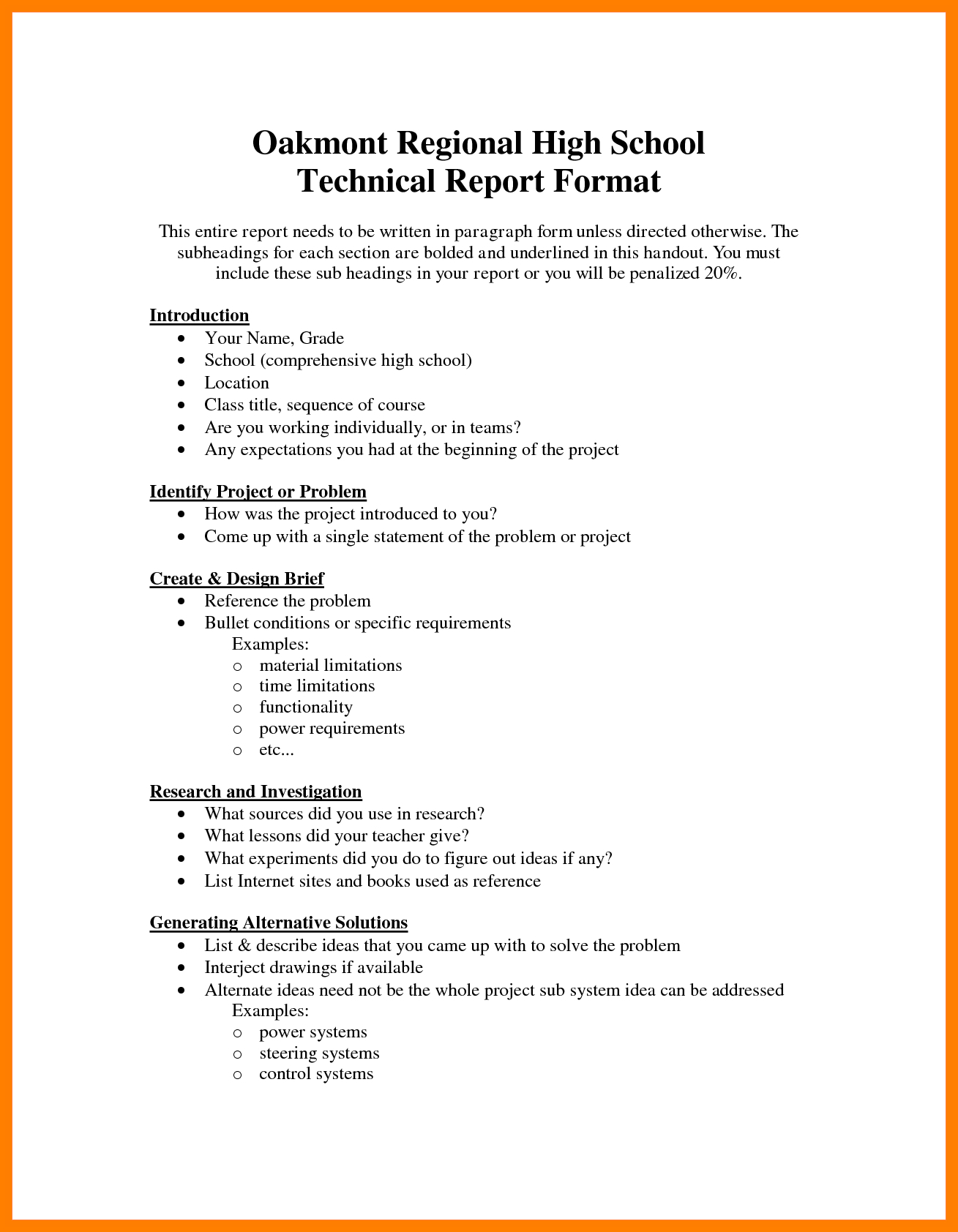 Example Of Technical Report Writing Istudyathes Architecture For Template For Technical Report