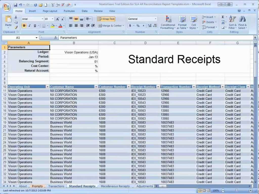 Excel Magic Trick Aging Accounts Receivable Reports With Ar Regarding Ar Report Template