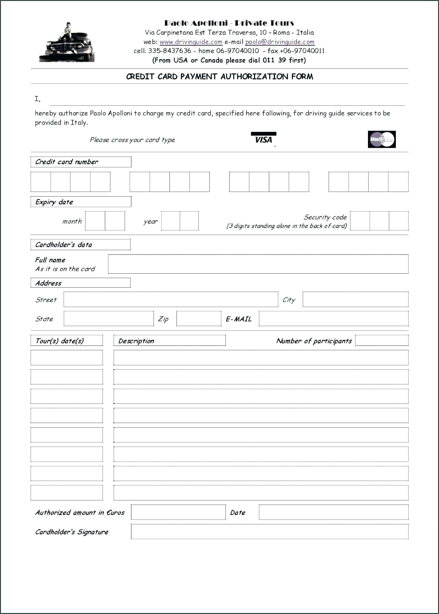 Excel Payment Template – Sandboxpaper.co Regarding Order Form With Credit Card Template