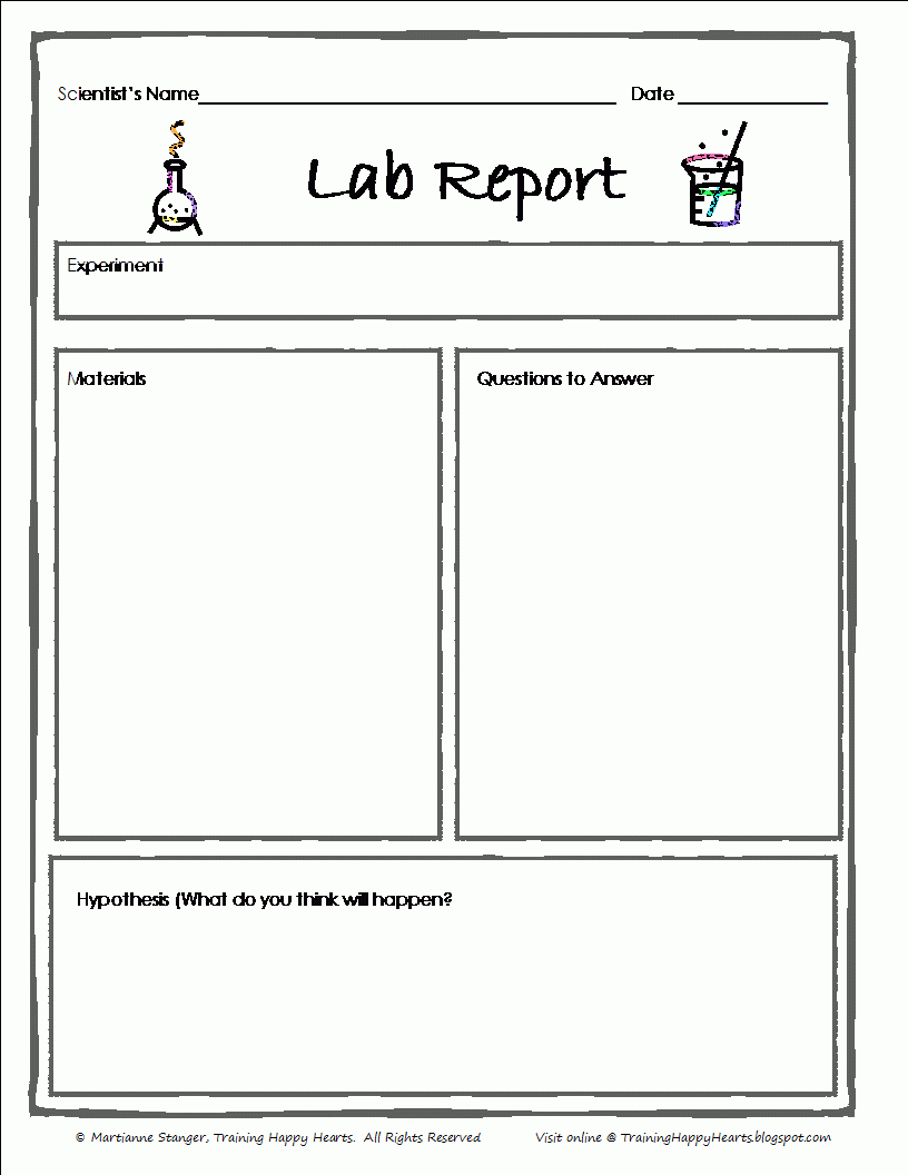Experiment Write Up Template With Regard To Science Report Template Ks2