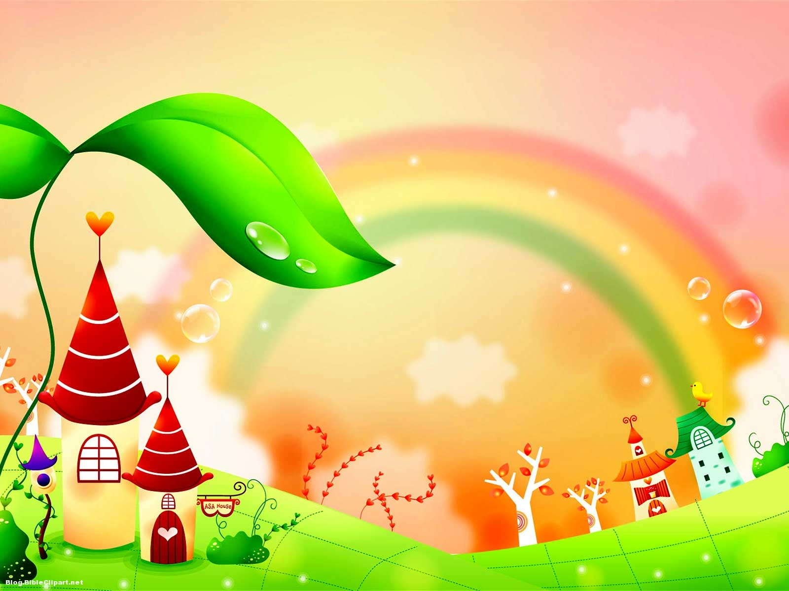 Fairy Tale Rainbow Children Background – Blog Bibleclipart With Fairy Tale Powerpoint Template