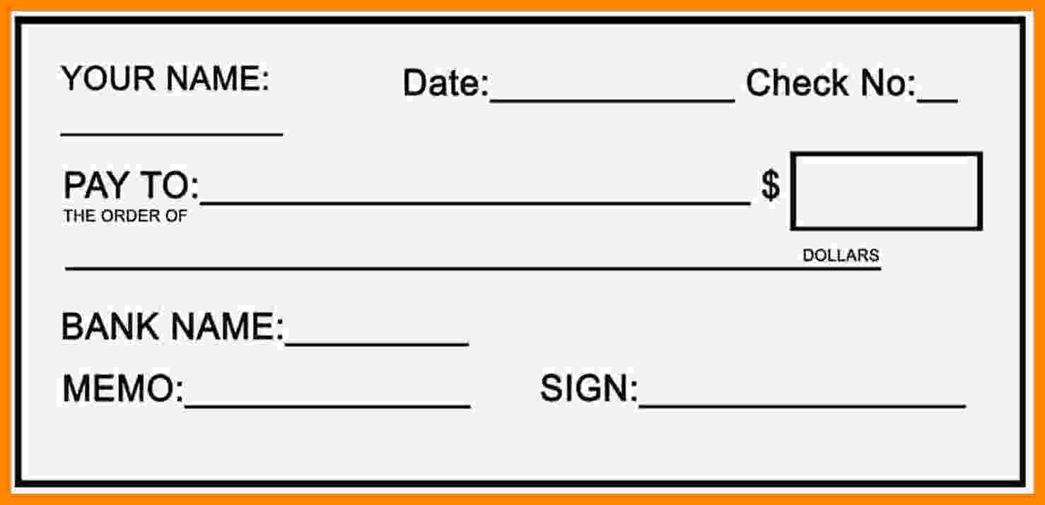 Fake Blank Check Template – Taid.tk For Blank Check Templates For Microsoft Word