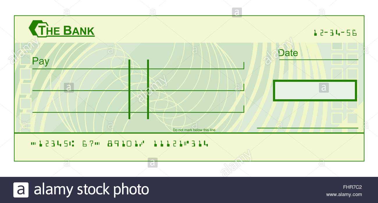 Fake Cheque Stock Photos & Fake Cheque Stock Images – Alamy With Blank Cheque Template Download Free