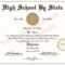 Fake High School State Design Diplomas – Select A State Throughout Fake Diploma Certificate Template