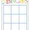 Family Game Night: Bingo | Blank Bingo Cards, Math Bingo Inside Bingo Card Template Word