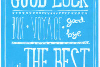 Farewell Card | Cards | Goodbye Cards, Free Printable Card throughout Goodbye Card Template