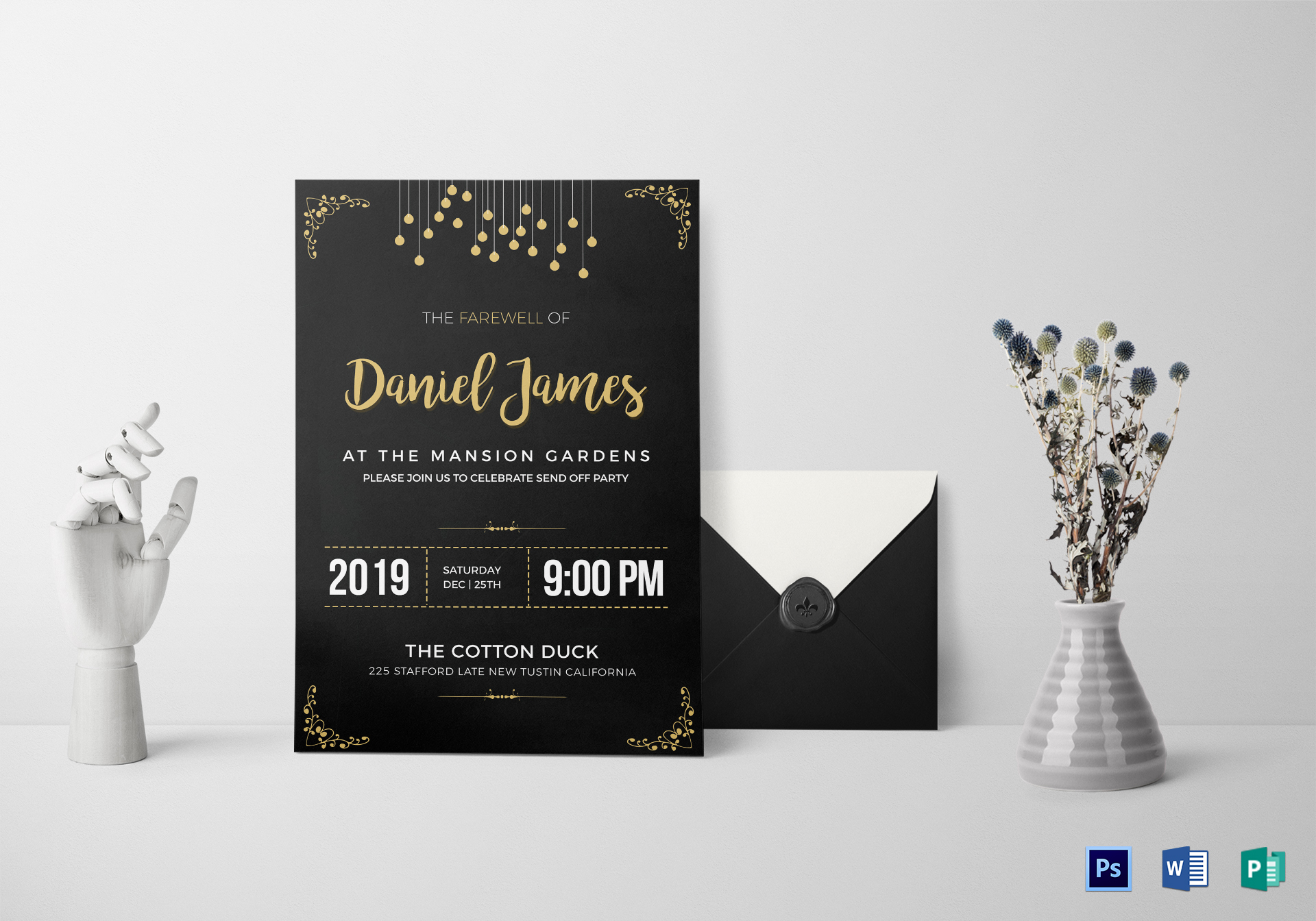 Farewell Invitation Card Template Intended For Farewell Card Template Word