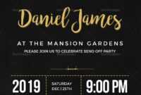Farewell Invitation Card Template | Itrends | Farewell in Farewell Invitation Card Template