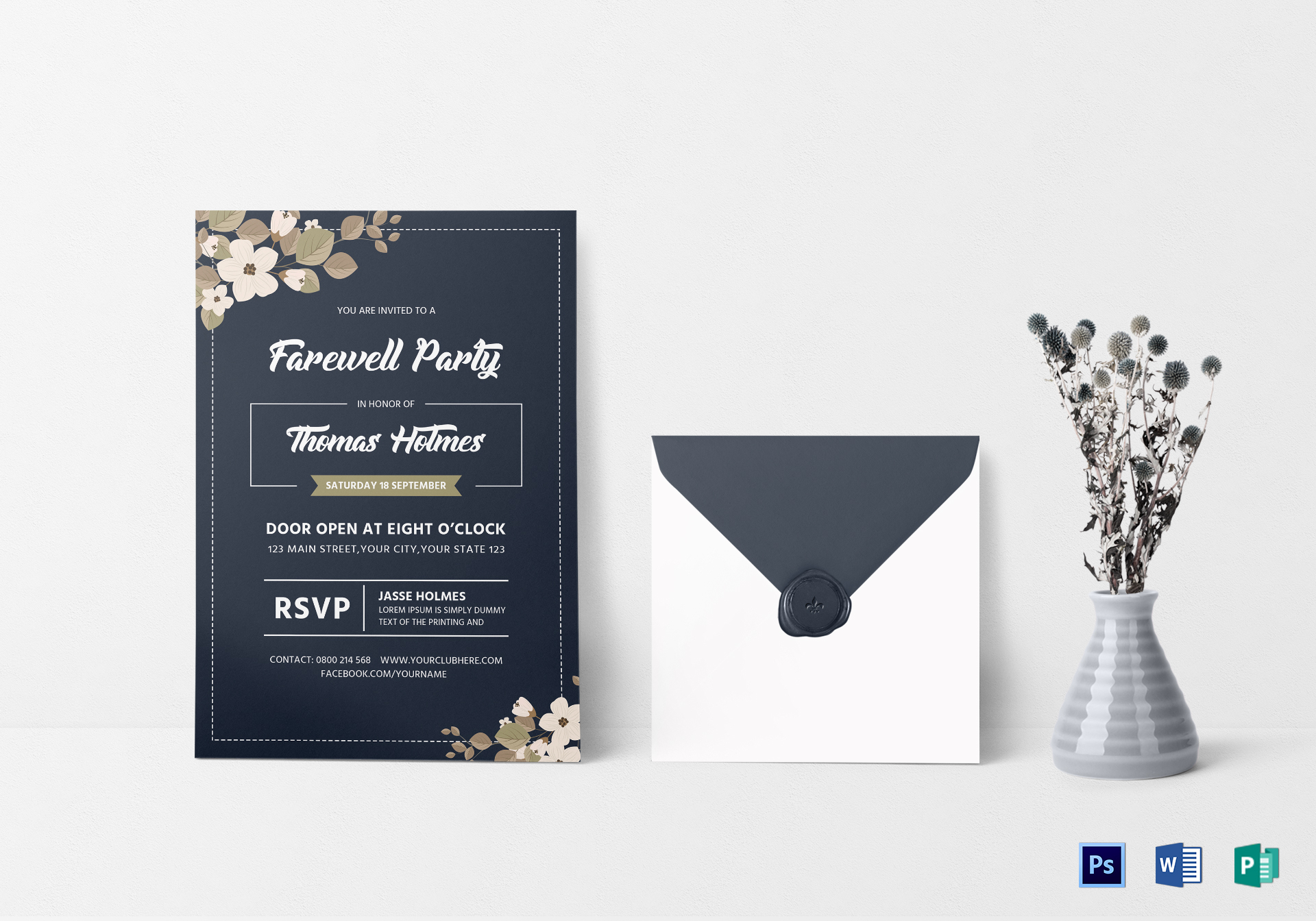 Farewell Party Invitation Card Template Regarding Farewell Within Farewell Card Template Word