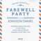 Farewell Party Invitation Template | Party Invitation Card Regarding Bon Voyage Card Template