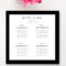 Fashion & Beauty Blogger Rate Card Template |Stephanie Intended For Rate Card Template Word