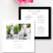 Fashion &amp; Beauty Blogger Rate Card Template |Stephanie with regard to Rate Card Template Word