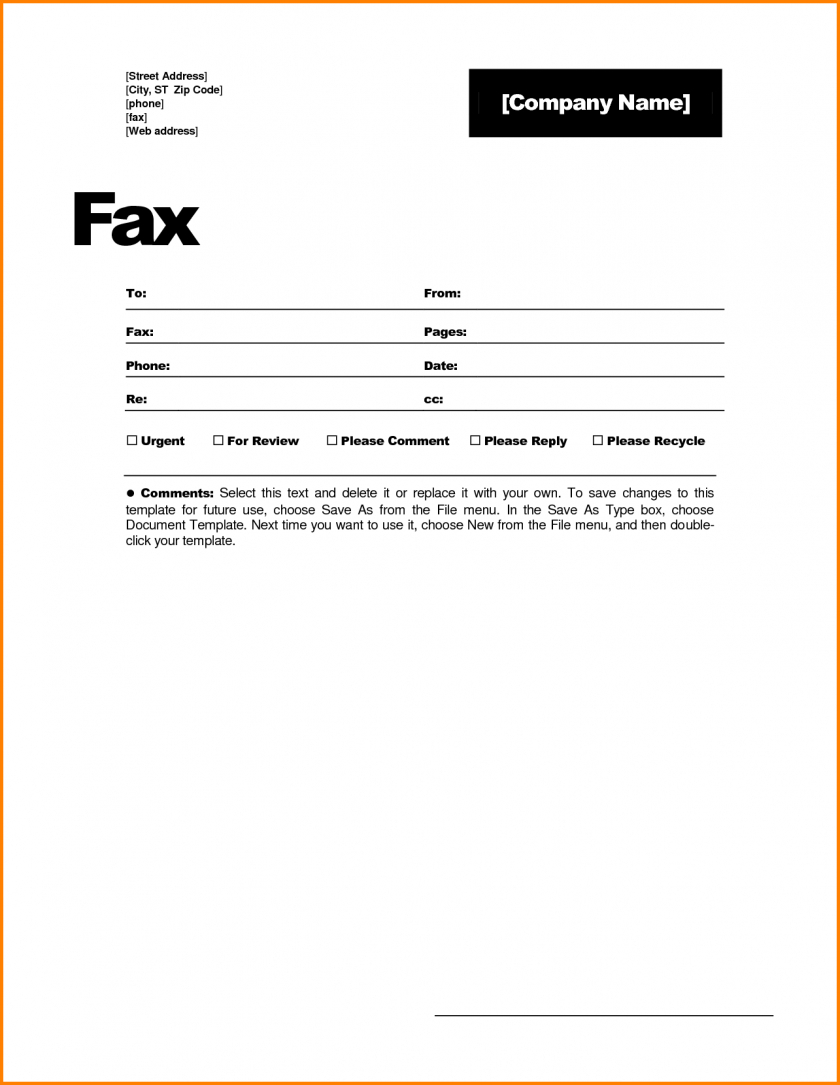 Fax Cover Sheet Template Word 2010 – Atlantaauctionco Inside Fax Template Word 2010