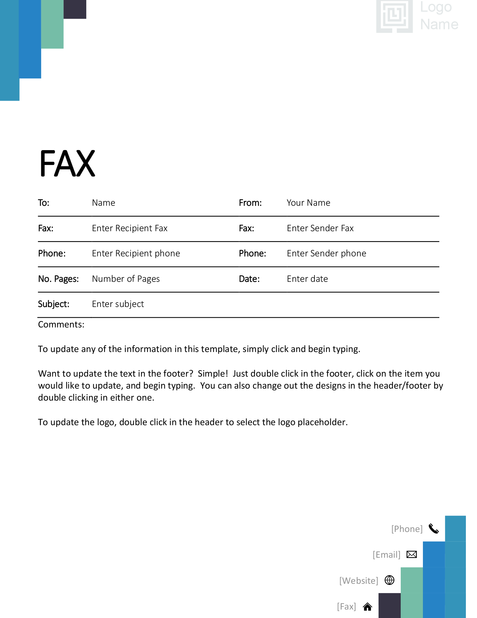 Fax Covers – Office Within Fax Cover Sheet Template Word Within Fax Template Word 2010