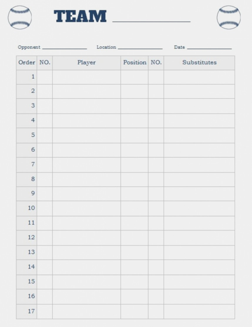 Fearsome Baseball Lineup Card Template Excel Ideas Free With Regard To Dugout Lineup Card Template