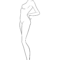 Figure Template 38 | Fashion Design | Fashion Figure Within Blank Model Sketch Template