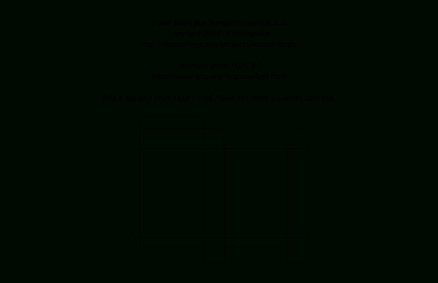 File:playing Card Box Template V.2.0.svg – Wikimedia Commons Inside Custom Playing Card Template