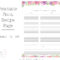 Fillable Recipe Page Floral Recipe Page Blank Recipe Template Recipe  Organization Recipe Storage Ideas Full Page Recipe Card Recipe Cards Intended For Fillable Recipe Card Template