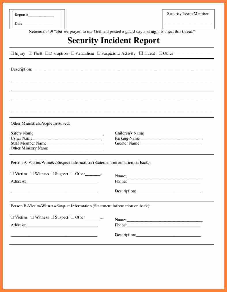 Fire Incident Report Form Doc Samples Format Sample Word Inside Investigation Report Template Doc