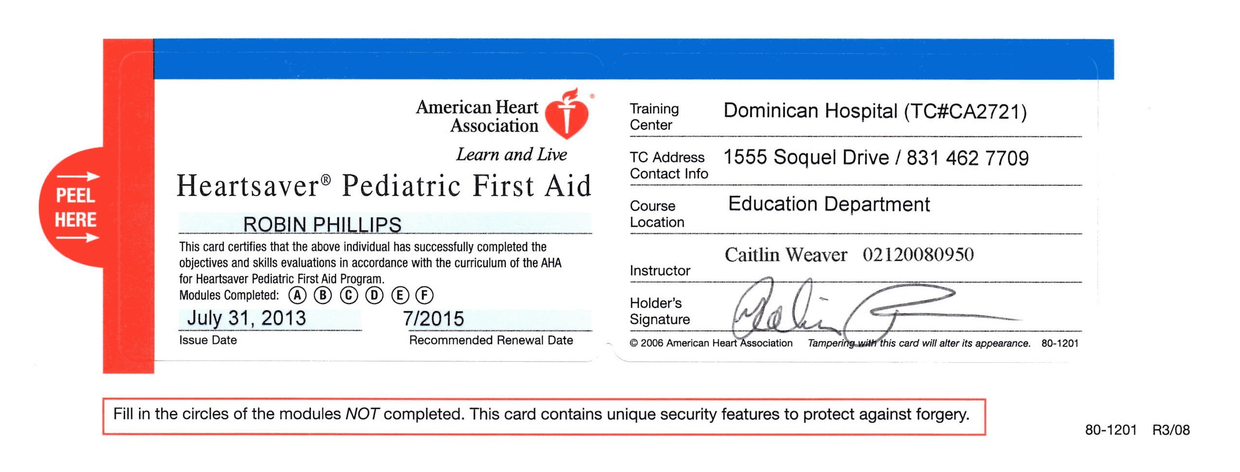 First Aid Certificate Template Free Certification Throughout Cpr Card Template