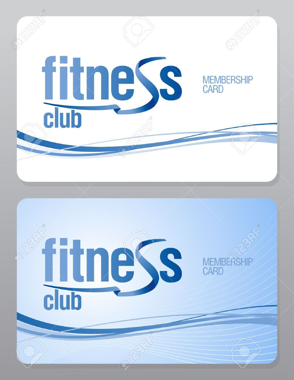 Fitness Club Membership Card Design Template. Inside Template For Membership Cards