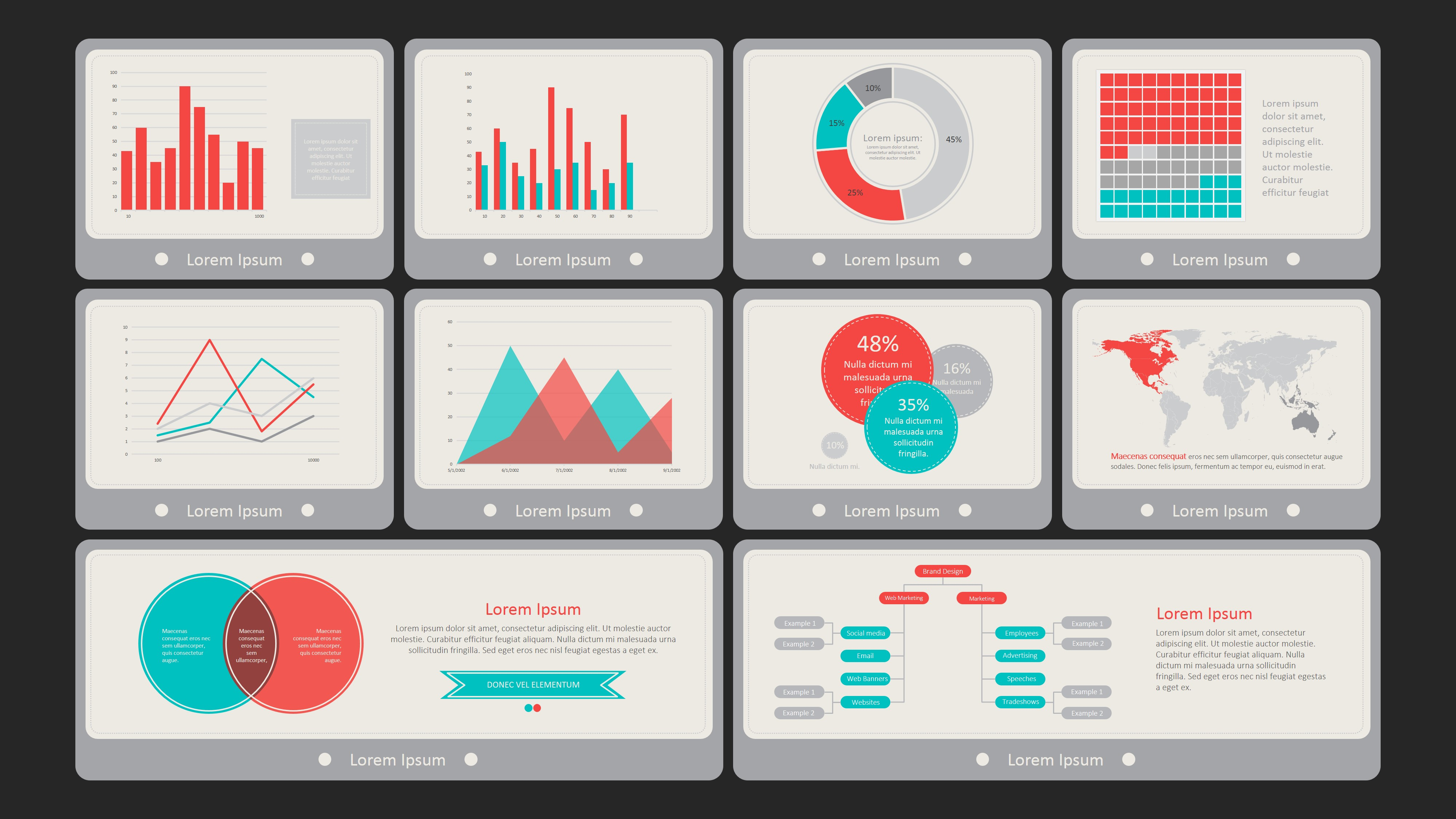 Flat Vintage Powerpoint Dashboard In Powerpoint Dashboard Template Free