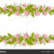 Floral Banner Isolated White Background Flower Composition Inside Save The Date Banner Template
