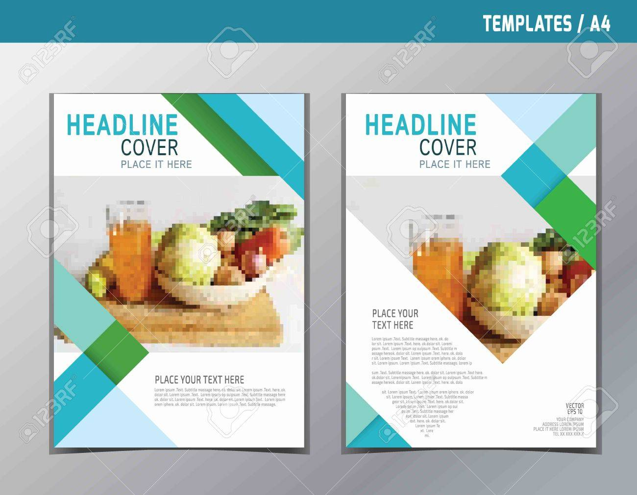 Flyer Leaflet Brochure Template A4 Size Design.abstract Flat.. Within Nutrition Brochure Template