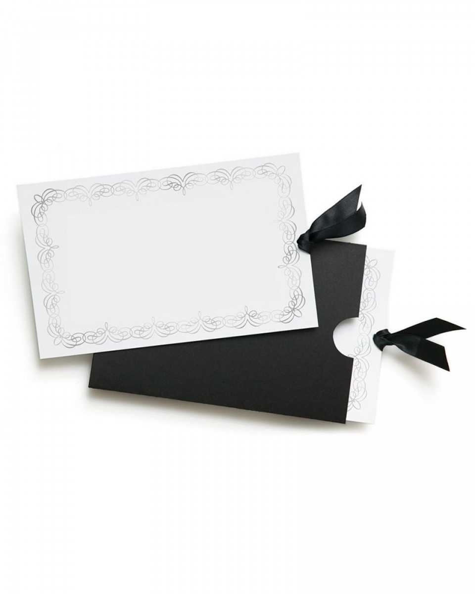 Foil Certificates With Pocket + Ribbon Kit Regarding Gartner Certificate Templates