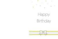 Foldable Birthday Card Template - Atlantaauctionco with Foldable Birthday Card Template