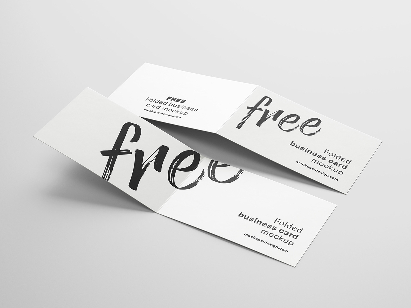Folded Business Card Mockup Double Staples Professional Within Staples Business Card Template