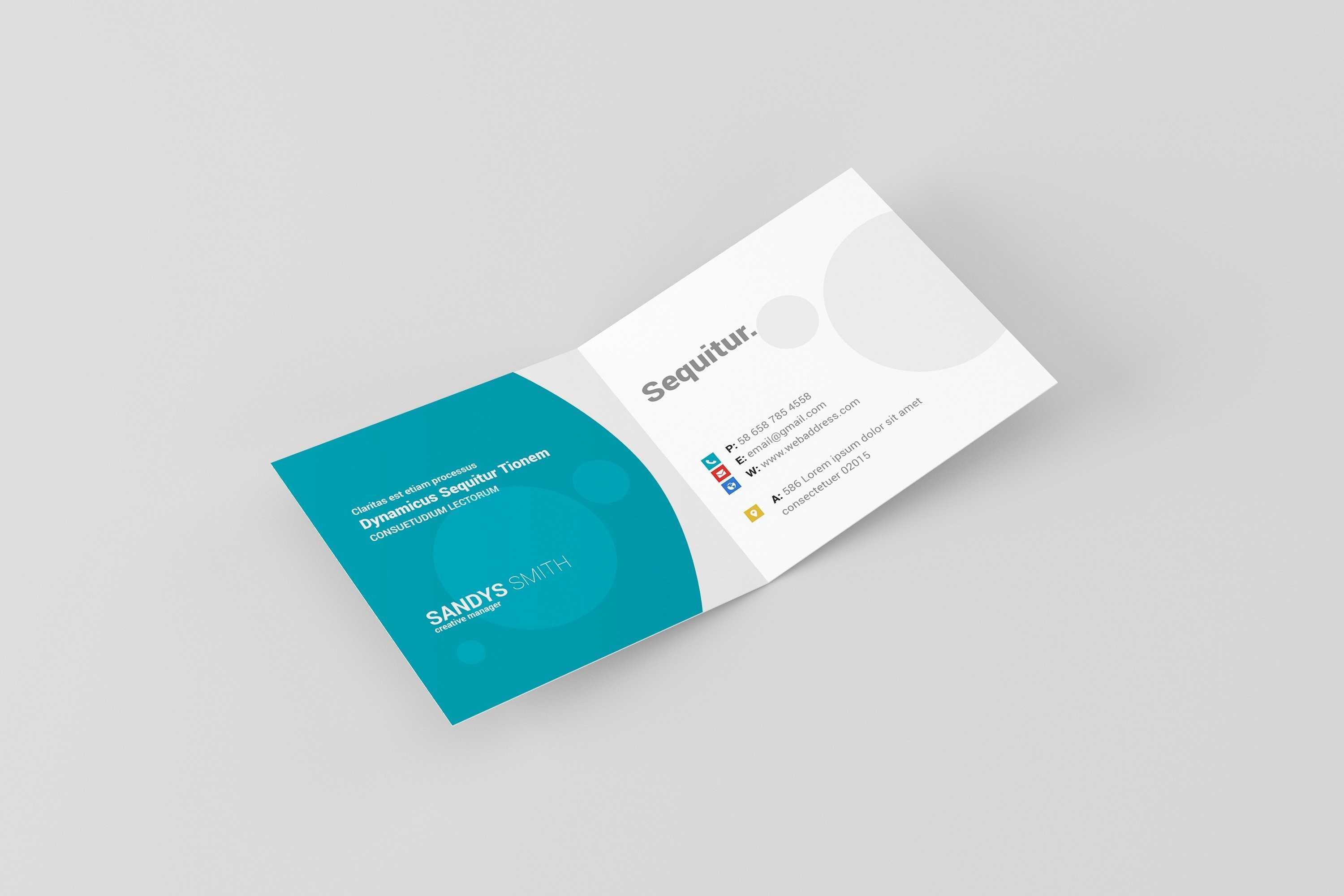 Foldover Business Cards Fold Over Card Template Fresh Intended For Fold Over Business Card Template