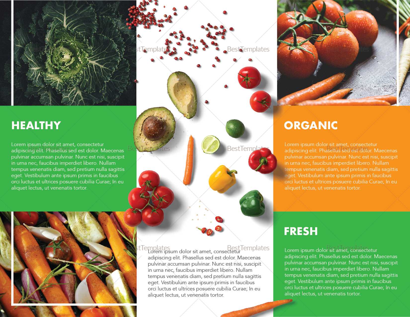 Food Brochure Template Intended For Nutrition Brochure For Nutrition Brochure Template