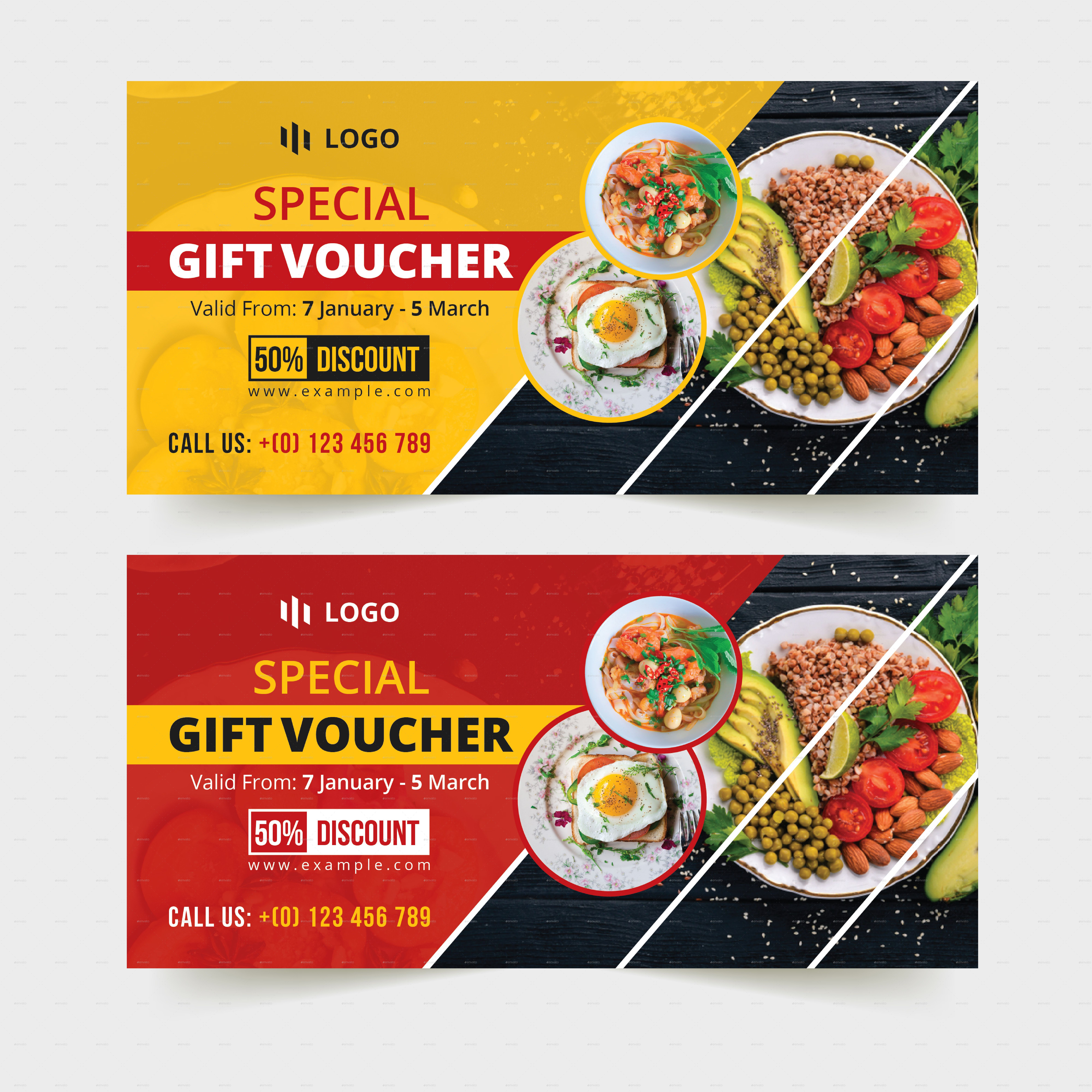 Food Restaurant Gift Voucher Template #restaurant, #food Within Restaurant Gift Certificate Template