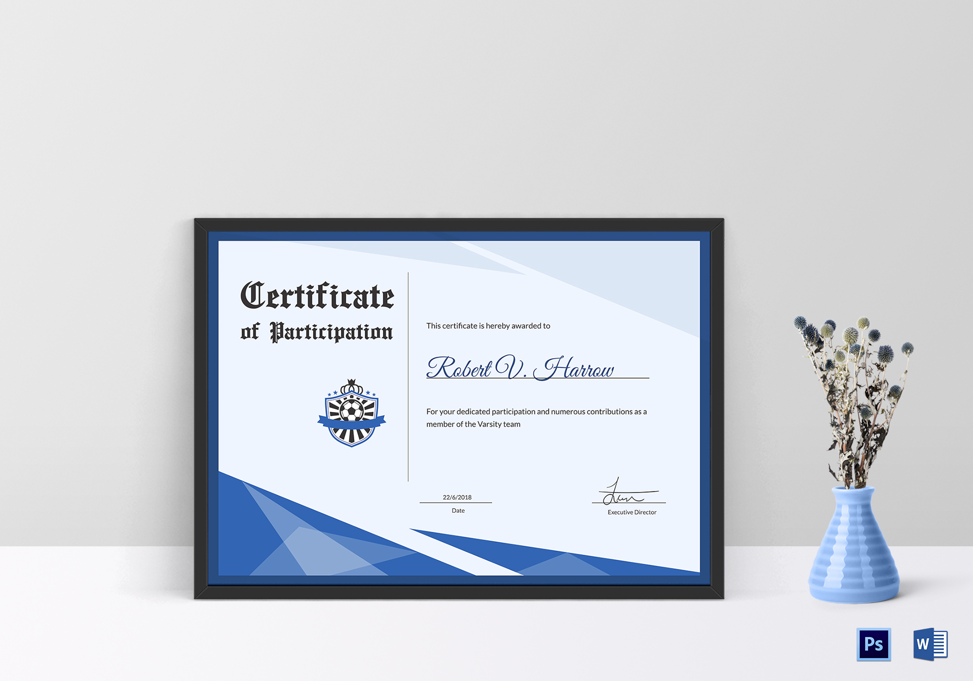 Football Award Certificate Template Intended For Award Certificate Design Template